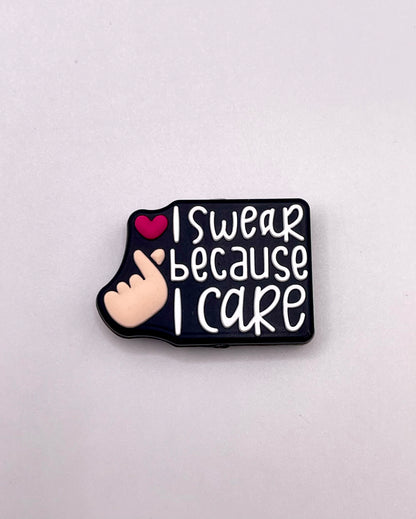 I Swear Because I Care Focal Bead