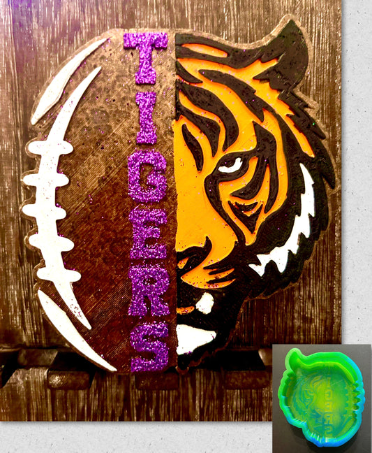 Louisiana Tiger Football Mold