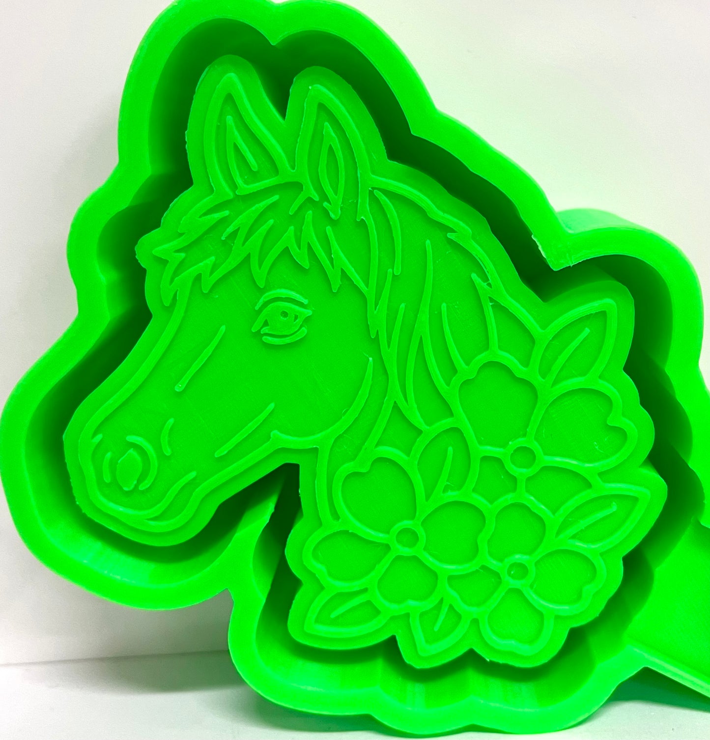 Horse with Flowers Mold