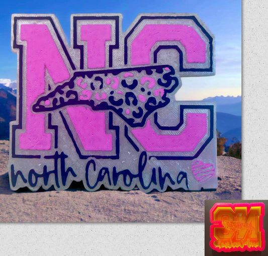 North Carolina Leopard State Mold