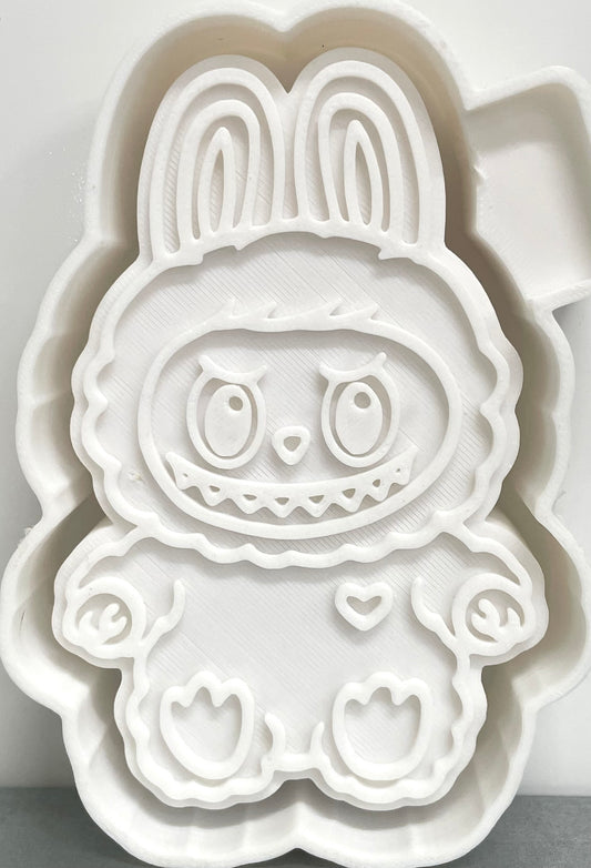 Scary Teddy Bear Monster Cartoon Character Mold