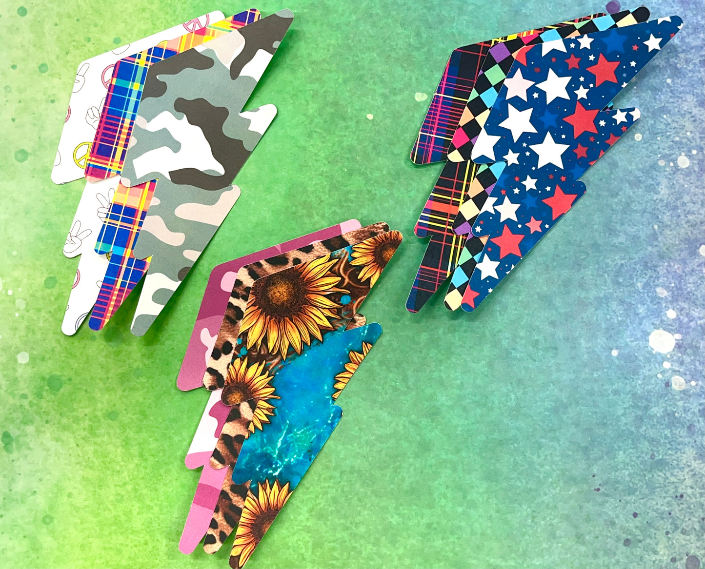 Lightening Bolt Cardstock - Ready To Ship