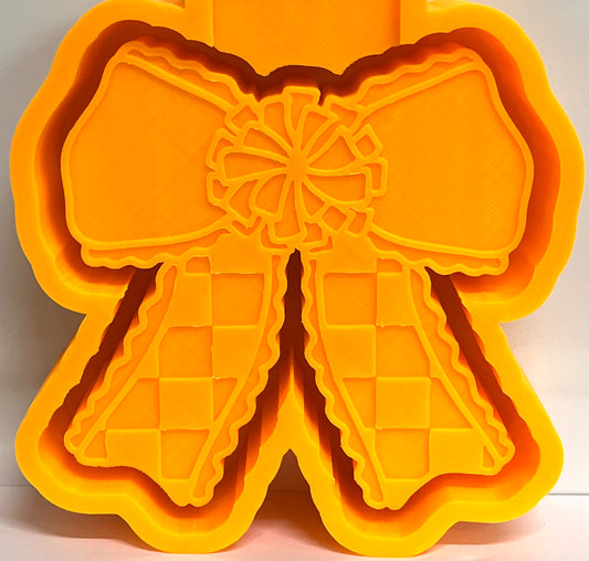 Cheer Pom Pom Bow Mold