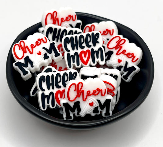 Cheer Mom Focal Bead