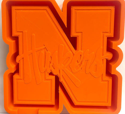 Nebraska Letter N College Football Mold