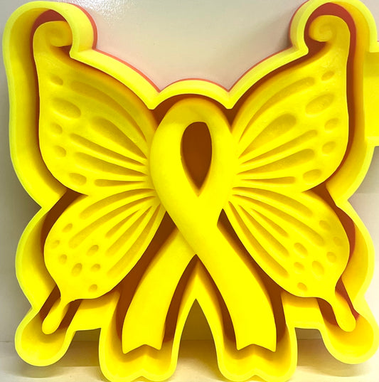 Ribbon Butterfly 3D Mold