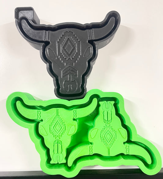 Aztec Bull Skull & Vent Clip Molds