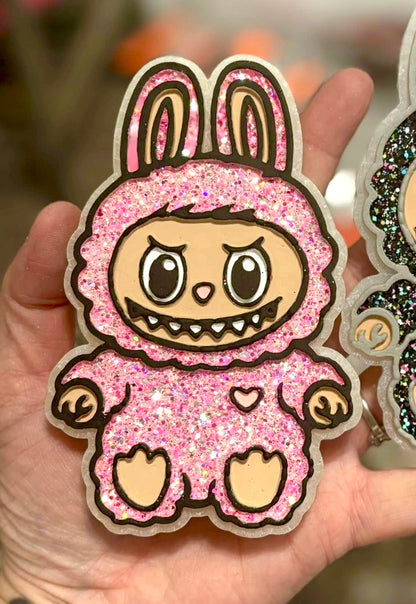 LaBooBoo Scary Teddy Bear Monster Cartoon Character Mold