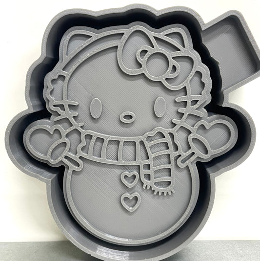 Bundled Up Kitty Mold