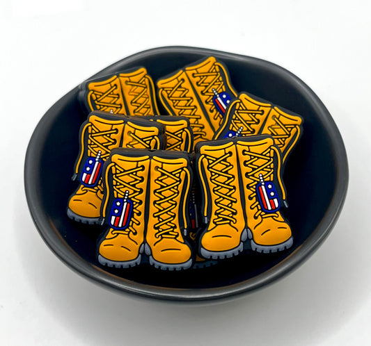 Military Boots Focal Bead