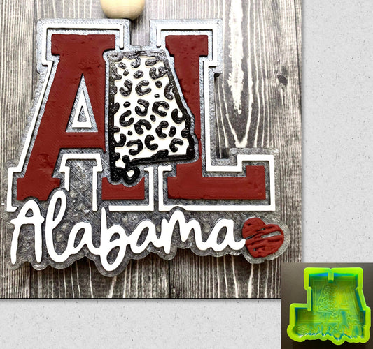 Alabama Leopard State Mold