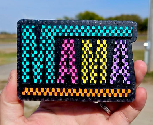 Checkered Mama Mold