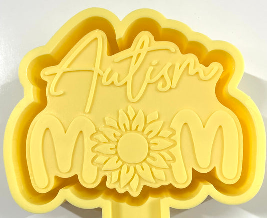 Autism Mom Sunflower Mold