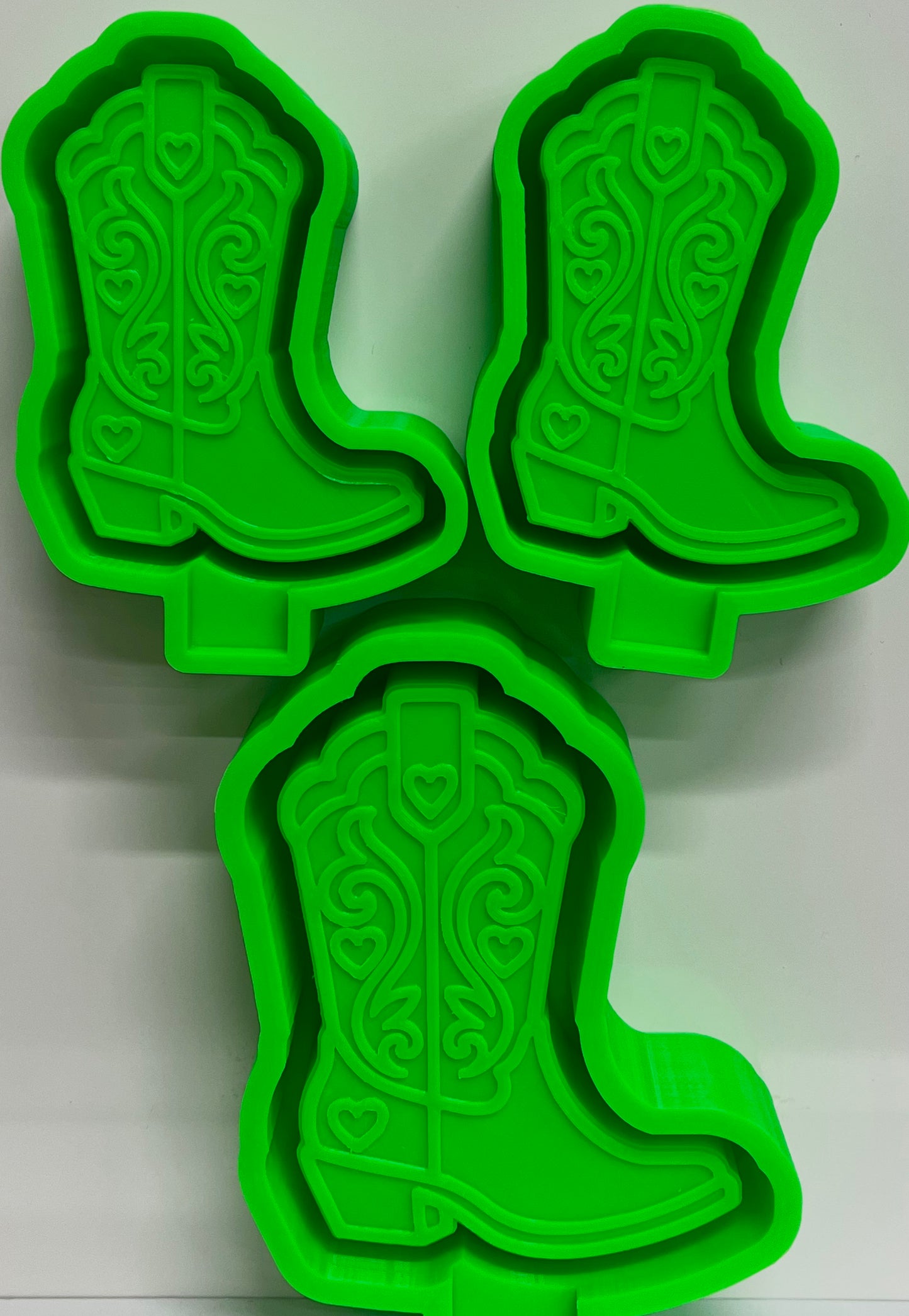 Fancy Cowboy Boot & Vent Clip Mold Set