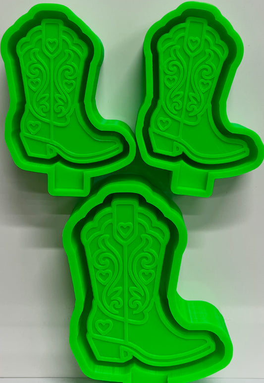 Fancy Cowboy Boot & Vent Clip Mold Set