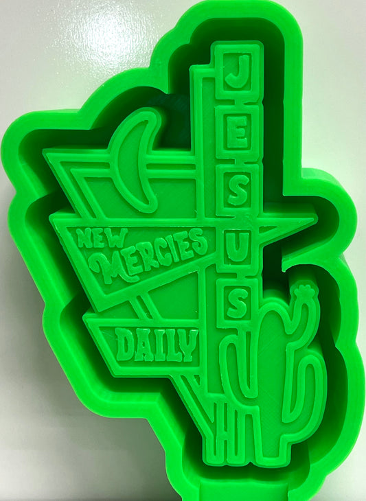 Jesus New Mercies Daily Neon Sign Mold