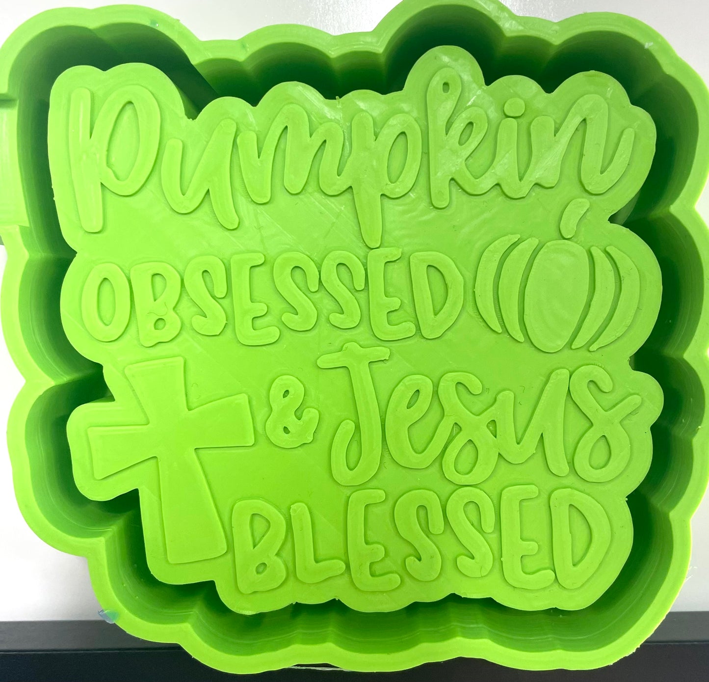 Pumpkin Obsessed & Jesus Blessed Mold