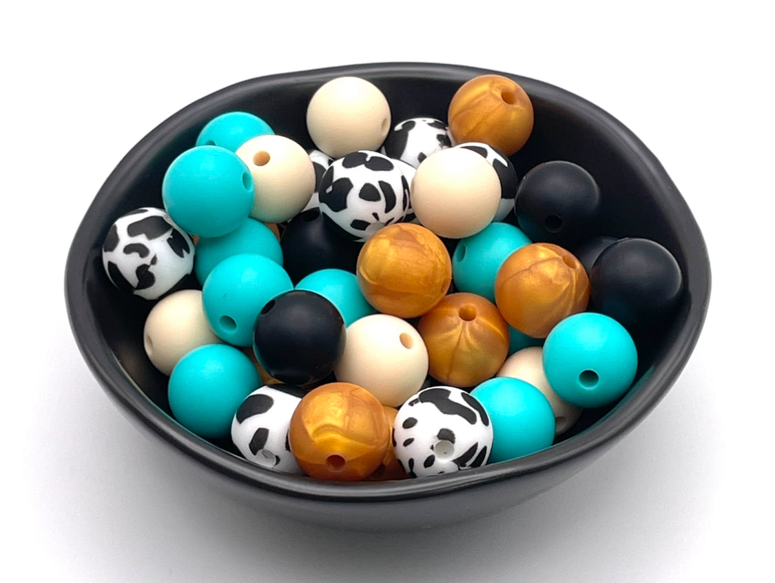 12mm Round Silicone Beads