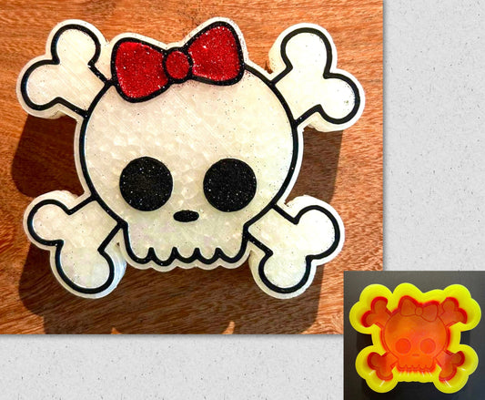 Skull & Crossbones with Bow