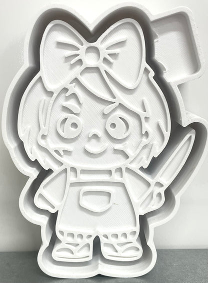 Baby Scary Girl Doll Mold
