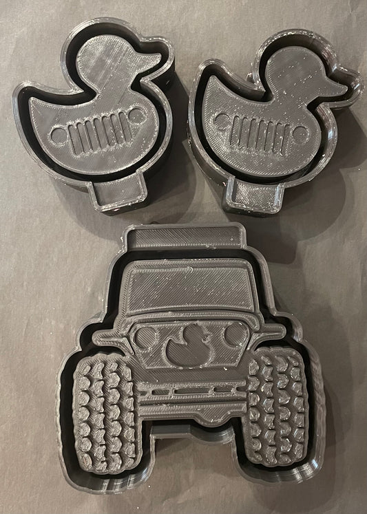 Jeep With Duck Mold & Duck Vent Clip Set