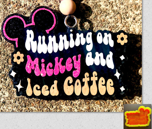 Running On Mickey And Iced Coffee Mold