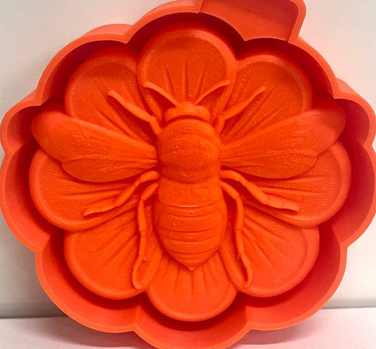 Bee on Flower 3D Mold