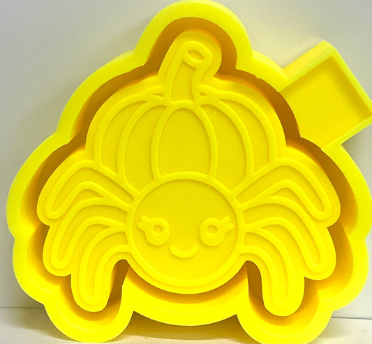 Cutesy Pumpkin Spider Mold