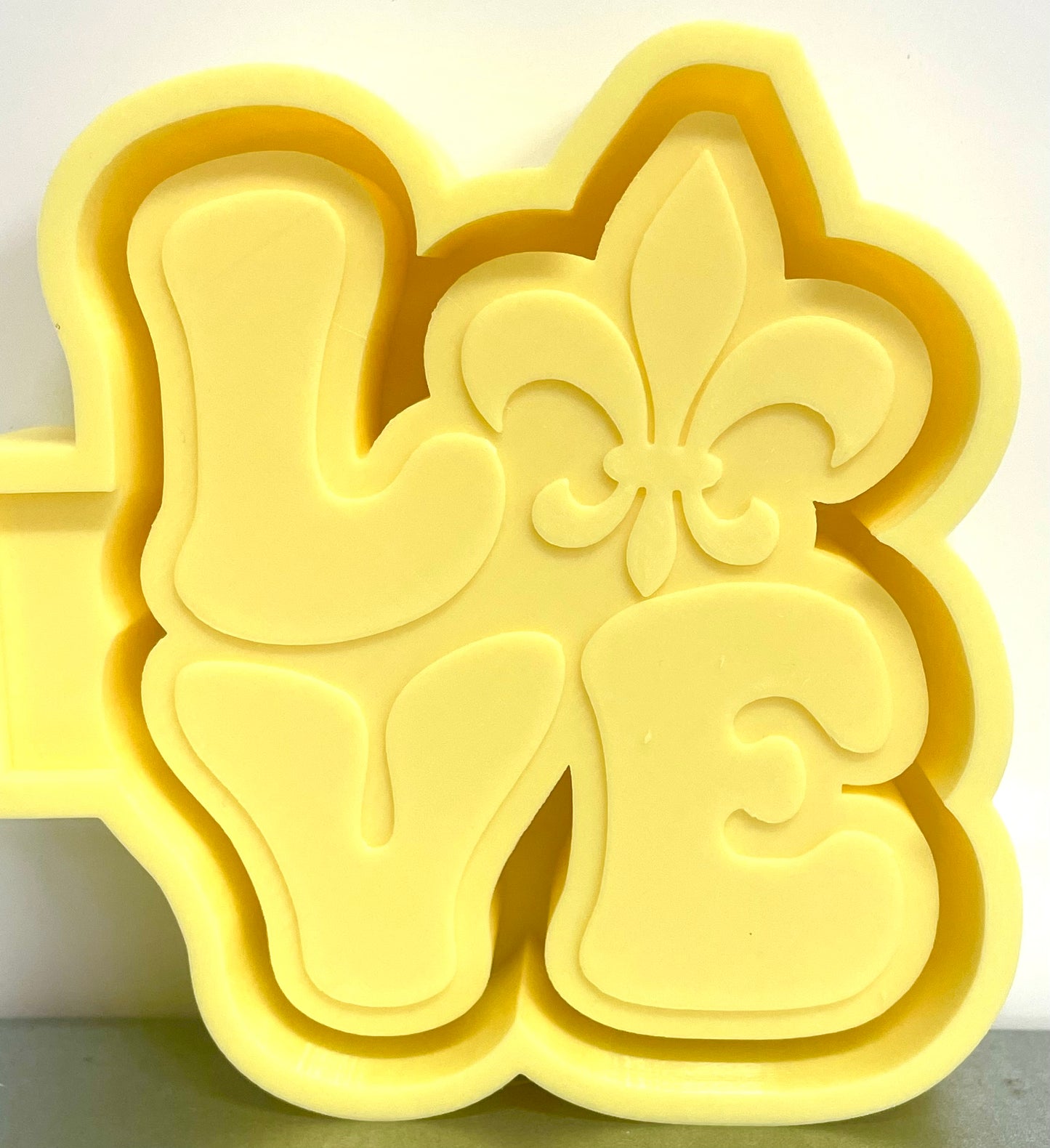 Love Fleur De Lis Mold