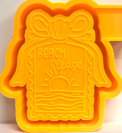 Beach Please Stamp Mold