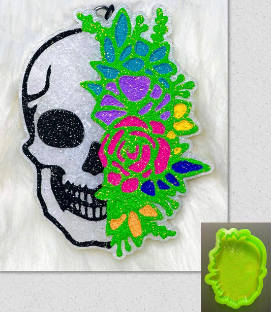 Flowery Skull/Skeleton Mold
