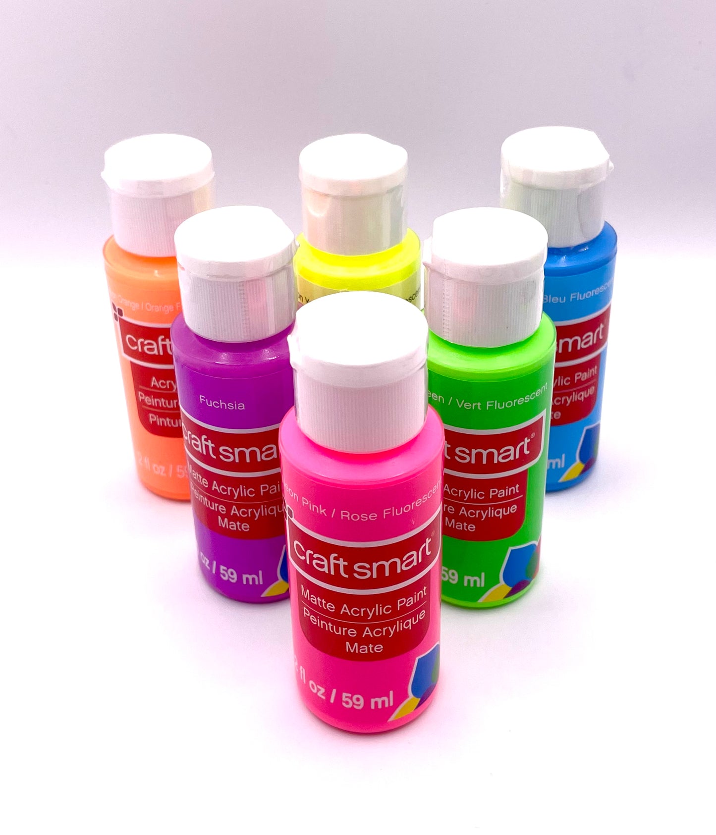 Craftsmart Color Chart Craft Smart Neon Matte Acrylic Paint – Molds Gone Wild