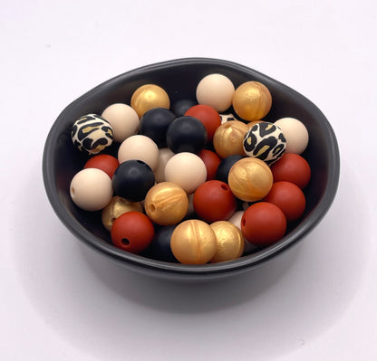 12mm Round Silicone Beads