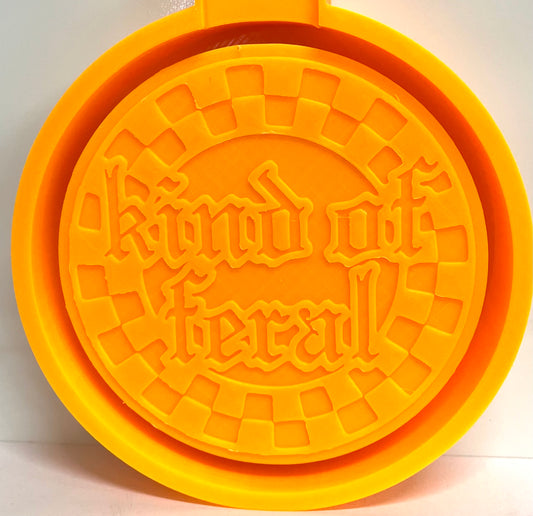 Kind of Feral Checkered Circle Mold
