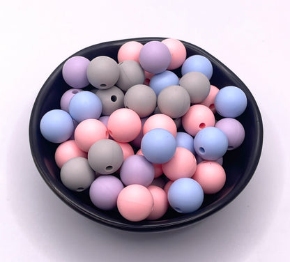 12mm Round Silicone Beads