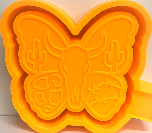 Western Themed Butterfly Mold