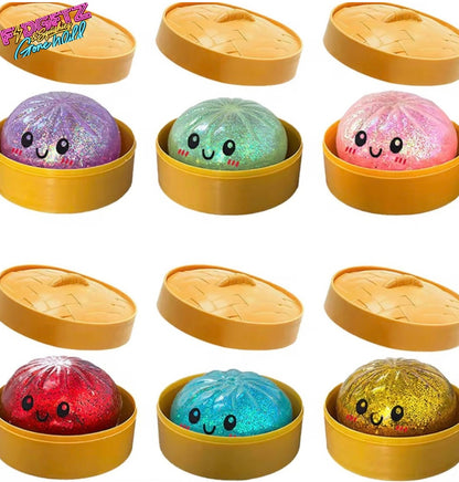 Surprise Glitter Dumpling Squishie