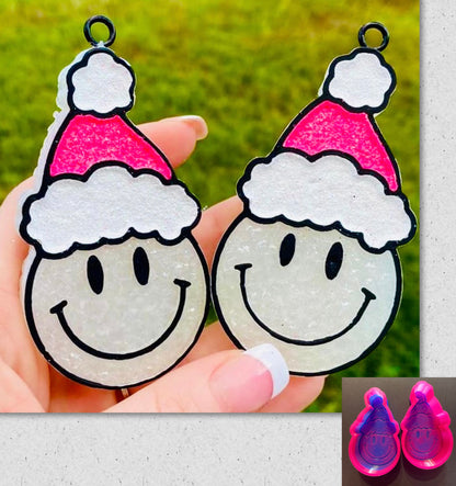 Santa Hat Smiley Face Vent Clip Molds