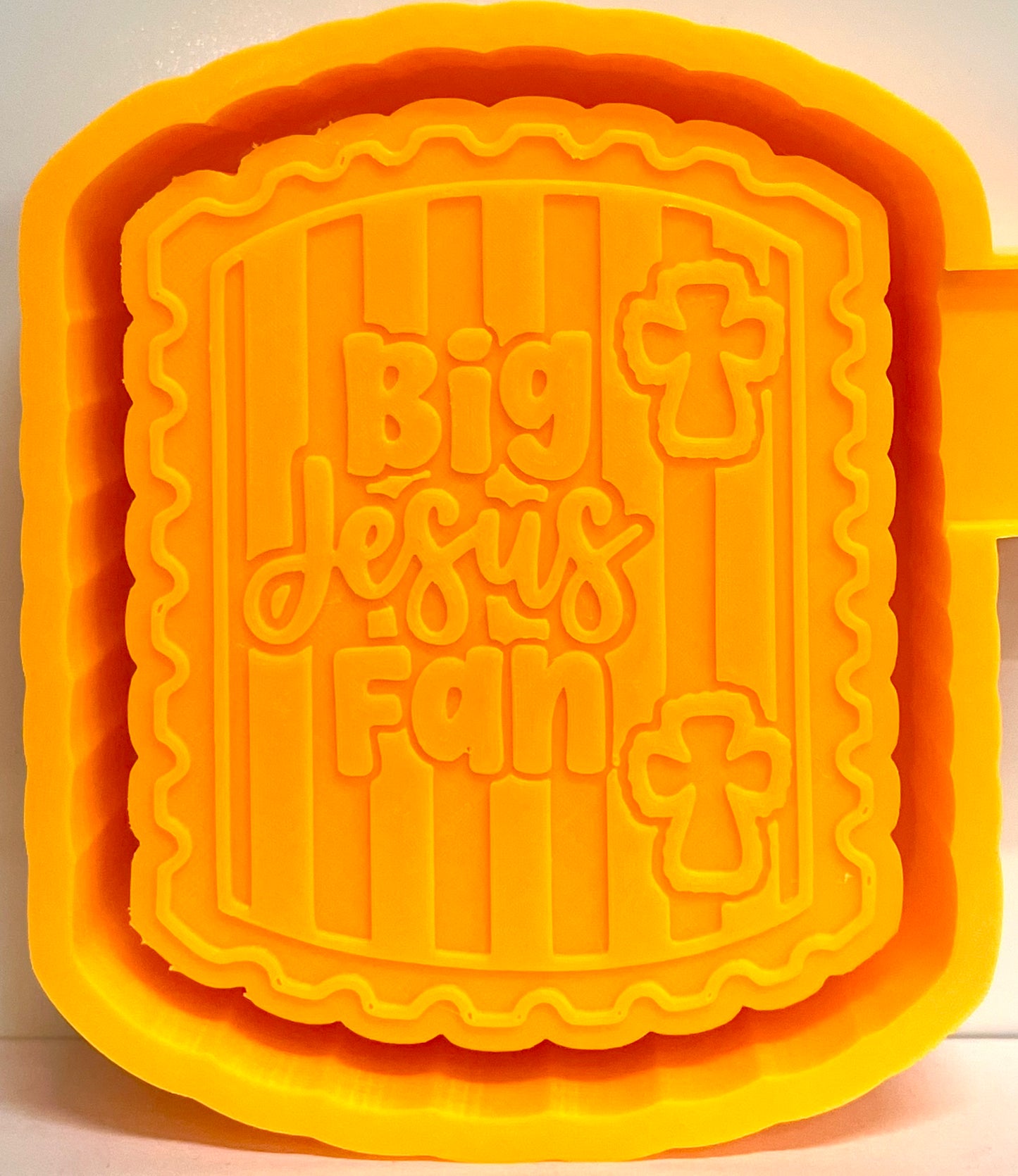 Big Jesus Fan Stamp Mold
