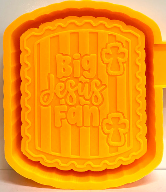 Big Jesus Fan Stamp Mold