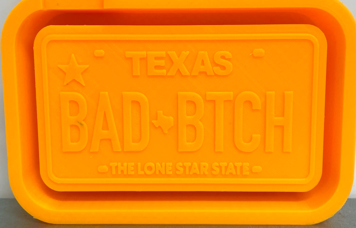 Bad Bitch Texas License Plate Mold