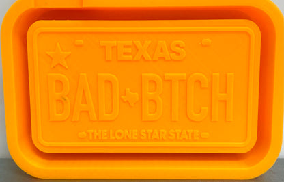 Bad Bitch Texas License Plate Mold