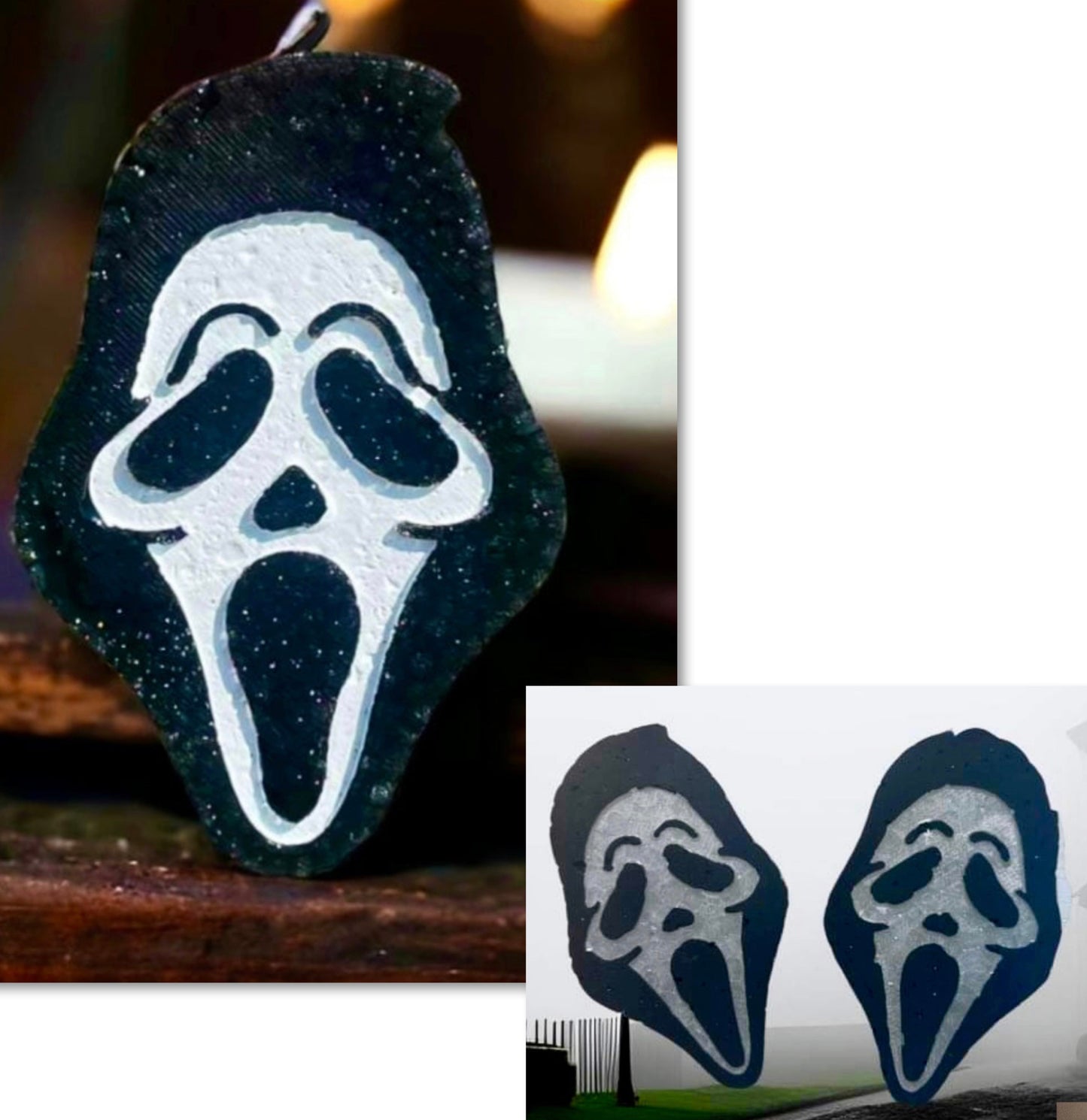 Scary Mask Mold & Vent Clip Mold Set