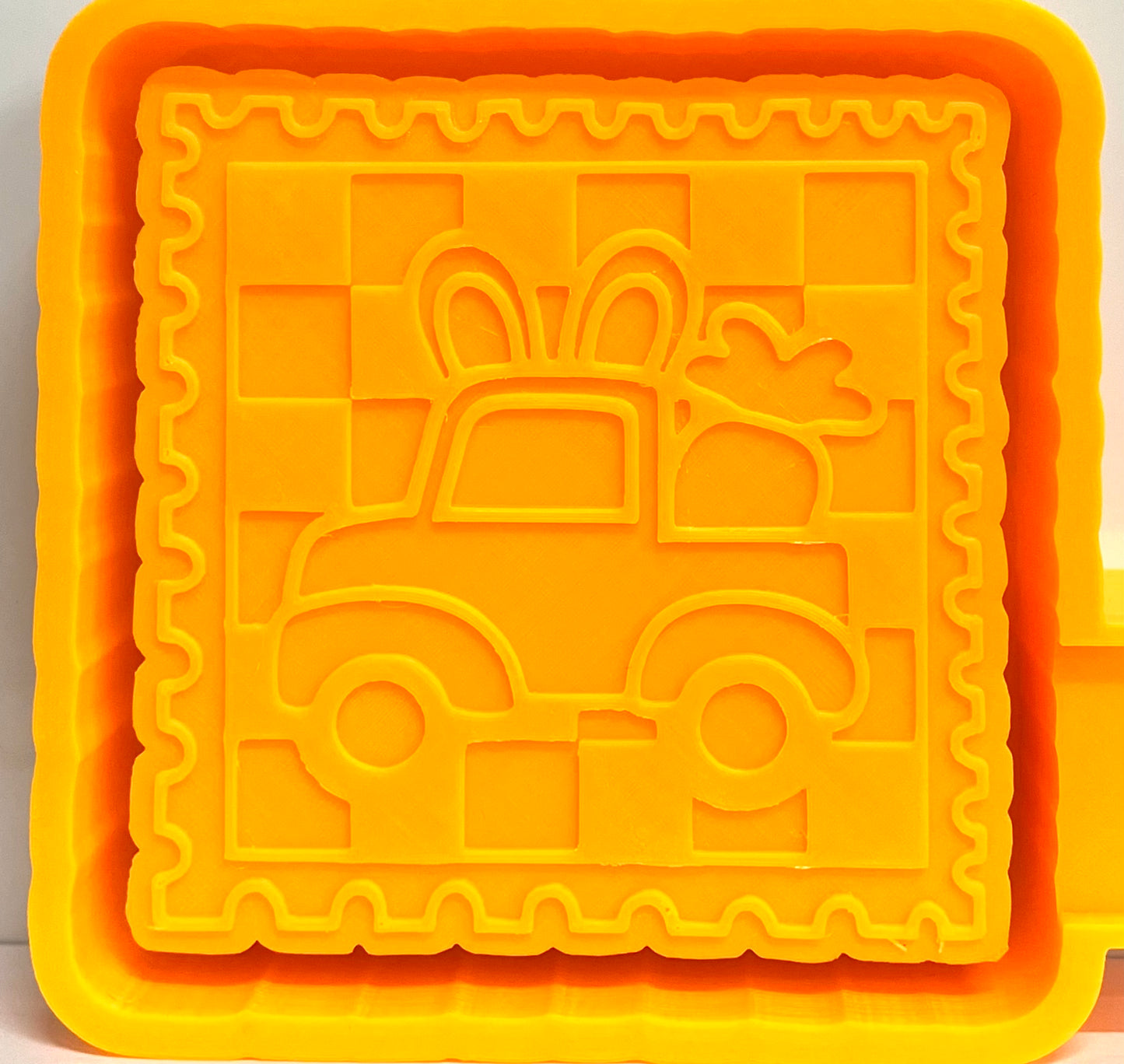 Cutesy Stamp Easter Truck Mold