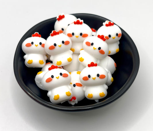 Cute Chicken Focal Bead