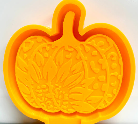 Leopard Print Sunflower Pumpkin Mold