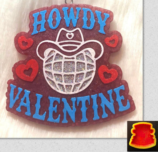 Howdy Valentine Mold