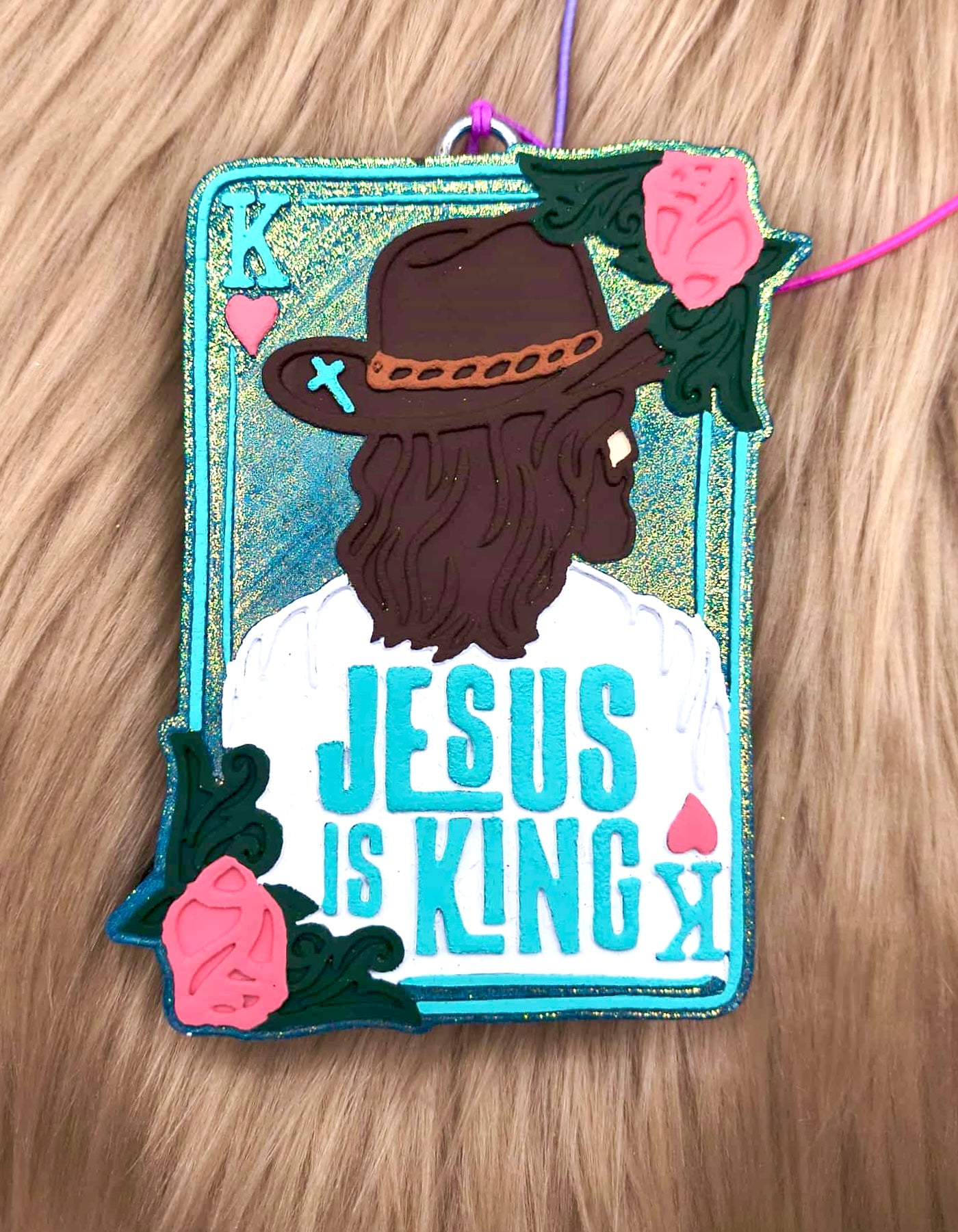 Jesus Is King Card Mold