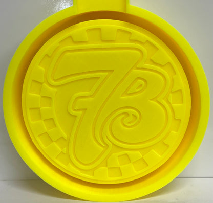 Checkered Circle Coffee Brand Mold