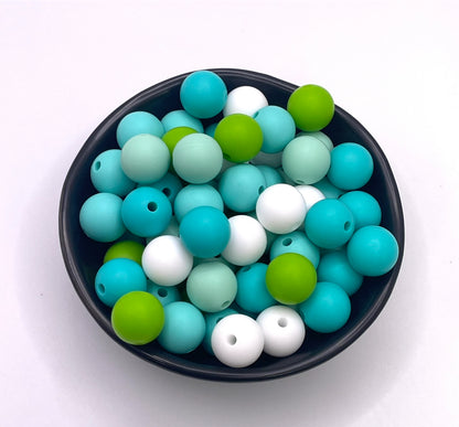 12mm Round Silicone Beads